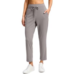 imageG Gradual Pants for Women High Waisted Ankle Pants 2 Pockets 78 Athletic Pants with Drawstring for Golf Travel CasualDusty Grey