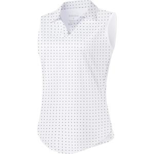 imageG Gradual Sleeveless Golf Shirts for Women Collared V Neck Tennis Tank Top Cooling Polo UPF 50 Quick Dry LightweightBlack Dot