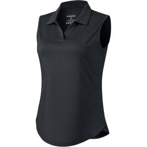 imageG Gradual Sleeveless Golf Shirts for Women Collared V Neck Tennis Tank Top Cooling Polo UPF 50 Quick Dry LightweightHeather Carbon