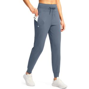 imageG Gradual Womens Joggers Pants with Zipper Pockets High Waisted Sweatpants Athletic Tapered Pants for Women Lounge WorkoutSlate Blue