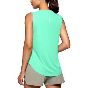 imageG Gradual Womens Workout Tank Tops Lightweight Sleeveless High Neck Athletic Shirts for Running Gym Tennis PickleballAqua