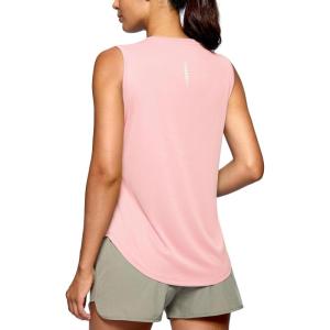 imageG Gradual Womens Workout Tank Tops Lightweight Sleeveless High Neck Athletic Shirts for Running Gym Tennis PickleballPink
