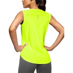 imageG Gradual Womens Workout Tank Tops Lightweight Sleeveless High Neck Athletic Shirts for Running Gym Tennis PickleballYellow
