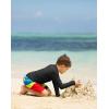 imageBoys Toddler Rash Guard Long Sleeve UPF 50 Sun Protection Lightweight Swim Shirt for Baby KidsBlack