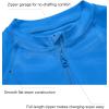 imageBoys Toddler Rash Guard Long Sleeve UPF 50 Sun Protection Lightweight Swim Shirt for Baby KidsBrilliant Blue