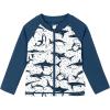 imageBoys Toddler Rash Guard Long Sleeve UPF 50 Sun Protection Lightweight Swim Shirt for Baby KidsDark Blue Shark