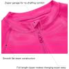 imageBoys Toddler Rash Guard Long Sleeve UPF 50 Sun Protection Lightweight Swim Shirt for Baby KidsHot Pink