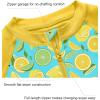 imageBoys Toddler Rash Guard Long Sleeve UPF 50 Sun Protection Lightweight Swim Shirt for Baby KidsLemon