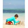 imageBoys Toddler Rash Guard Long Sleeve UPF 50 Sun Protection Lightweight Swim Shirt for Baby KidsLight Green