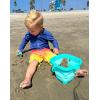 imageBoys Toddler Rash Guard Long Sleeve UPF 50 Sun Protection Lightweight Swim Shirt for Baby KidsNavy Blue