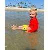 imageBoys Toddler Rash Guard Long Sleeve UPF 50 Sun Protection Lightweight Swim Shirt for Baby KidsRed