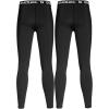 imageG Gradual Boys Compression Pants Youth Thermal Base Layer Fleece Tights Sports Basketball Leggings for Boys2 Pack BlackBlack