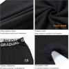 imageG Gradual Boys Compression Pants Youth Thermal Base Layer Fleece Tights Sports Basketball Leggings for BoysBlack