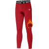 imageG Gradual Boys Compression Pants Youth Thermal Base Layer Fleece Tights Sports Basketball Leggings for BoysRed