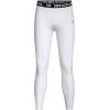 imageG Gradual Boys Compression Pants Youth Thermal Base Layer Fleece Tights Sports Basketball Leggings for BoysWhite