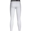 imageG Gradual Boys Compression Pants Youth Thermal Base Layer Fleece Tights Sports Basketball Leggings for BoysWhite