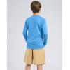 imageG Gradual Boys Rash Guard UPF 50 Sun Protection Shirt Quick Dry Long Sleeve Swim Shirts Lightweight SPF Youth Fishing Shirt01sky Blue