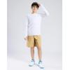 imageG Gradual Boys Rash Guard UPF 50 Sun Protection Shirt Quick Dry Long Sleeve Swim Shirts Lightweight SPF Youth Fishing Shirt02white
