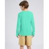 imageG Gradual Boys Rash Guard UPF 50 Sun Protection Shirt Quick Dry Long Sleeve Swim Shirts Lightweight SPF Youth Fishing Shirt03light Green
