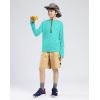 imageG Gradual Boys Rash Guard UPF 50 Sun Protection Shirt Quick Dry Long Sleeve Swim Shirts Lightweight SPF Youth Fishing ShirtAqua