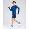 imageG Gradual Boys Rash Guard UPF 50 Sun Protection Shirt Quick Dry Long Sleeve Swim Shirts Lightweight SPF Youth Fishing ShirtBlue