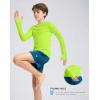 imageG Gradual Boys Rash Guard UPF 50 Sun Protection Shirt Quick Dry Long Sleeve Swim Shirts Lightweight SPF Youth Fishing ShirtFluorescent Green