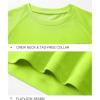 imageG Gradual Boys Rash Guard UPF 50 Sun Protection Shirt Quick Dry Long Sleeve Swim Shirts Lightweight SPF Youth Fishing ShirtFluorescent Green