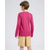 imageG Gradual Boys Rash Guard UPF 50 Sun Protection Shirt Quick Dry Long Sleeve Swim Shirts Lightweight SPF Youth Fishing ShirtHot Pink