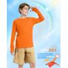 imageG Gradual Boys Rash Guard UPF 50 Sun Protection Shirt Quick Dry Long Sleeve Swim Shirts Lightweight SPF Youth Fishing ShirtOrange