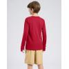 imageG Gradual Boys Rash Guard UPF 50 Sun Protection Shirt Quick Dry Long Sleeve Swim Shirts Lightweight SPF Youth Fishing ShirtRed