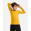 imageG Gradual Boys Youth Compression Shirt Long Sleeve Football Baseball Undershirt Quick Dry Sports Base Layer for BoyGolden Yellow
