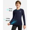 imageG Gradual Boys Youth Compression Shirt Long Sleeve Football Baseball Undershirt Quick Dry Sports Base Layer for BoyNavy