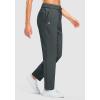 imageG Gradual Fleece Lined Pants Women 275quot29quot Golf Pants 3 Pockets Water Resistant Warm Sweatpants for Cold WeatherDark Grey