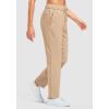 imageG Gradual Fleece Lined Pants Women 275quot29quot Golf Pants 3 Pockets Water Resistant Warm Sweatpants for Cold WeatherLight Khaki