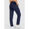 imageG Gradual Fleece Lined Pants Women 275quot29quot Golf Pants 3 Pockets Water Resistant Warm Sweatpants for Cold WeatherNavy