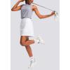 imageG Gradual Golf Skorts Skirts for Women with 5 Pockets Womens High Waisted Lightweight Athletic Skirt for Tennis RunningAwhite