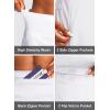 imageG Gradual Golf Skorts Skirts for Women with 5 Pockets Womens High Waisted Lightweight Athletic Skirt for Tennis RunningAwhite