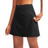 imageG Gradual Golf Skorts Skirts for Women with 5 Pockets Womens High Waisted Lightweight Athletic Skirt for Tennis RunningBlack