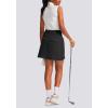 imageG Gradual Golf Skorts Skirts for Women with 5 Pockets Womens High Waisted Lightweight Athletic Skirt for Tennis RunningBlack