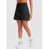 imageG Gradual Golf Skorts Skirts for Women with 5 Pockets Womens High Waisted Lightweight Athletic Skirt for Tennis RunningBlack