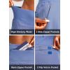 imageG Gradual Golf Skorts Skirts for Women with 5 Pockets Womens High Waisted Lightweight Athletic Skirt for Tennis RunningBlue Ashes