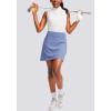 imageG Gradual Golf Skorts Skirts for Women with 5 Pockets Womens High Waisted Lightweight Athletic Skirt for Tennis RunningBlue Ashes