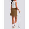 imageG Gradual Golf Skorts Skirts for Women with 5 Pockets Womens High Waisted Lightweight Athletic Skirt for Tennis RunningBrown