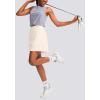 imageG Gradual Golf Skorts Skirts for Women with 5 Pockets Womens High Waisted Lightweight Athletic Skirt for Tennis RunningCbeige