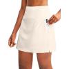 imageG Gradual Golf Skorts Skirts for Women with 5 Pockets Womens High Waisted Lightweight Athletic Skirt for Tennis RunningCbeige