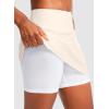imageG Gradual Golf Skorts Skirts for Women with 5 Pockets Womens High Waisted Lightweight Athletic Skirt for Tennis RunningCbeige