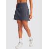 imageG Gradual Golf Skorts Skirts for Women with 5 Pockets Womens High Waisted Lightweight Athletic Skirt for Tennis RunningDark Grey