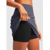 imageG Gradual Golf Skorts Skirts for Women with 5 Pockets Womens High Waisted Lightweight Athletic Skirt for Tennis RunningDark Grey
