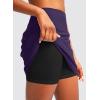 imageG Gradual Golf Skorts Skirts for Women with 5 Pockets Womens High Waisted Lightweight Athletic Skirt for Tennis RunningDark Purple