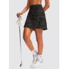 imageG Gradual Golf Skorts Skirts for Women with 5 Pockets Womens High Waisted Lightweight Athletic Skirt for Tennis RunningGreen Camo